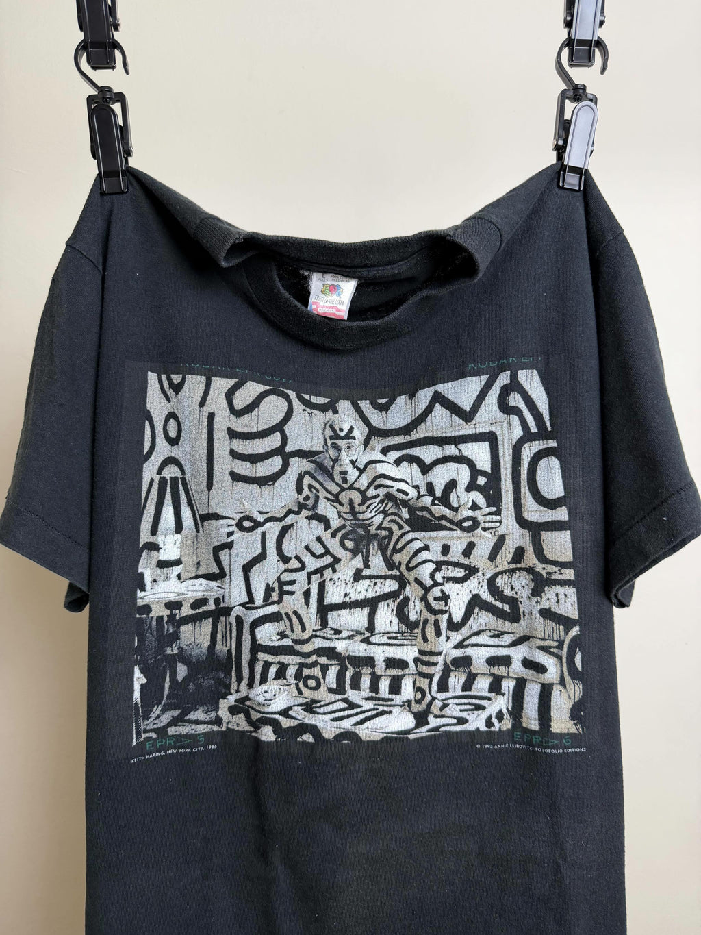 1992 Keith Haring x Annie Leibovitz