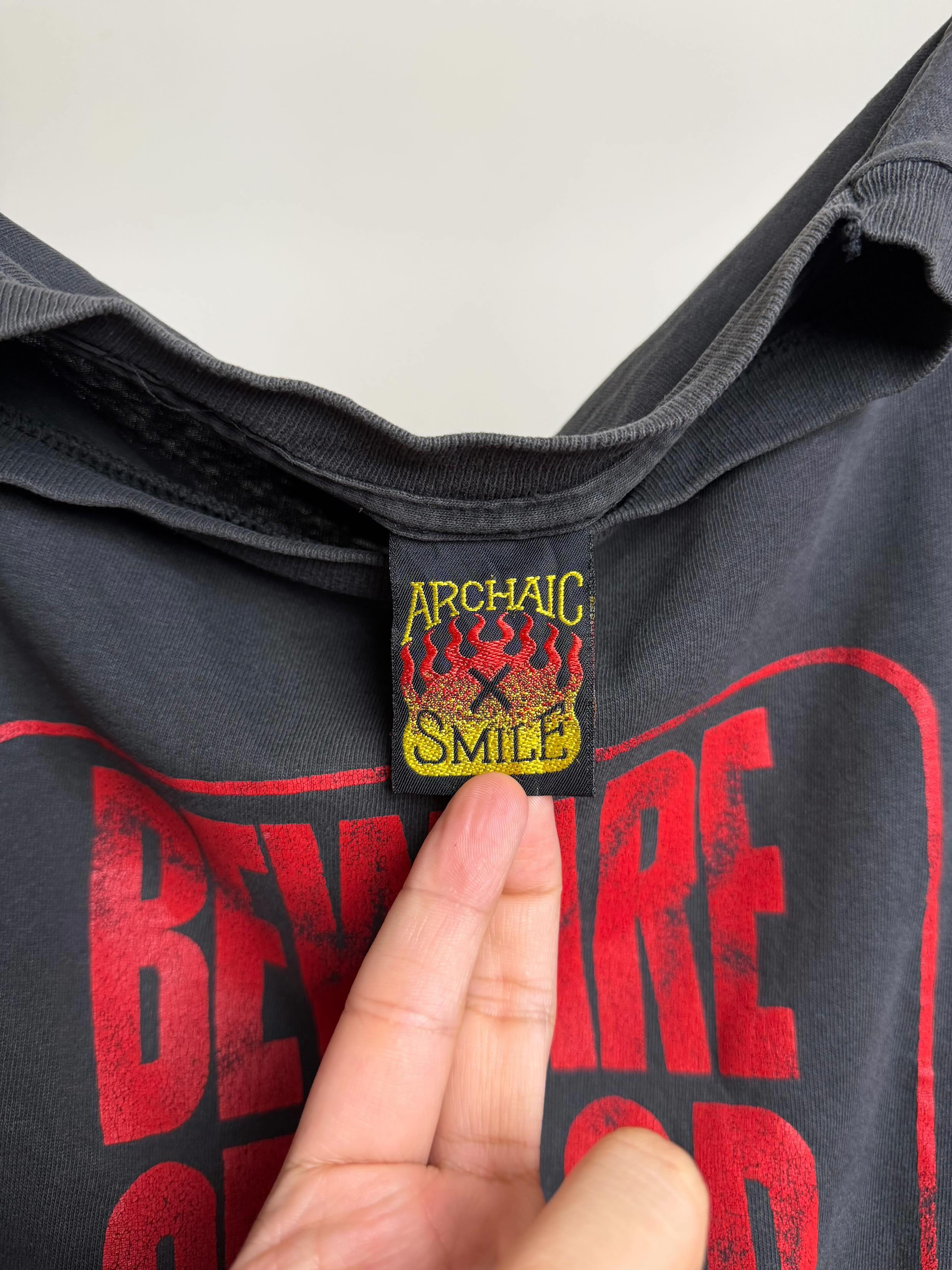 1990's Archaic Smile 'Beware Of God'