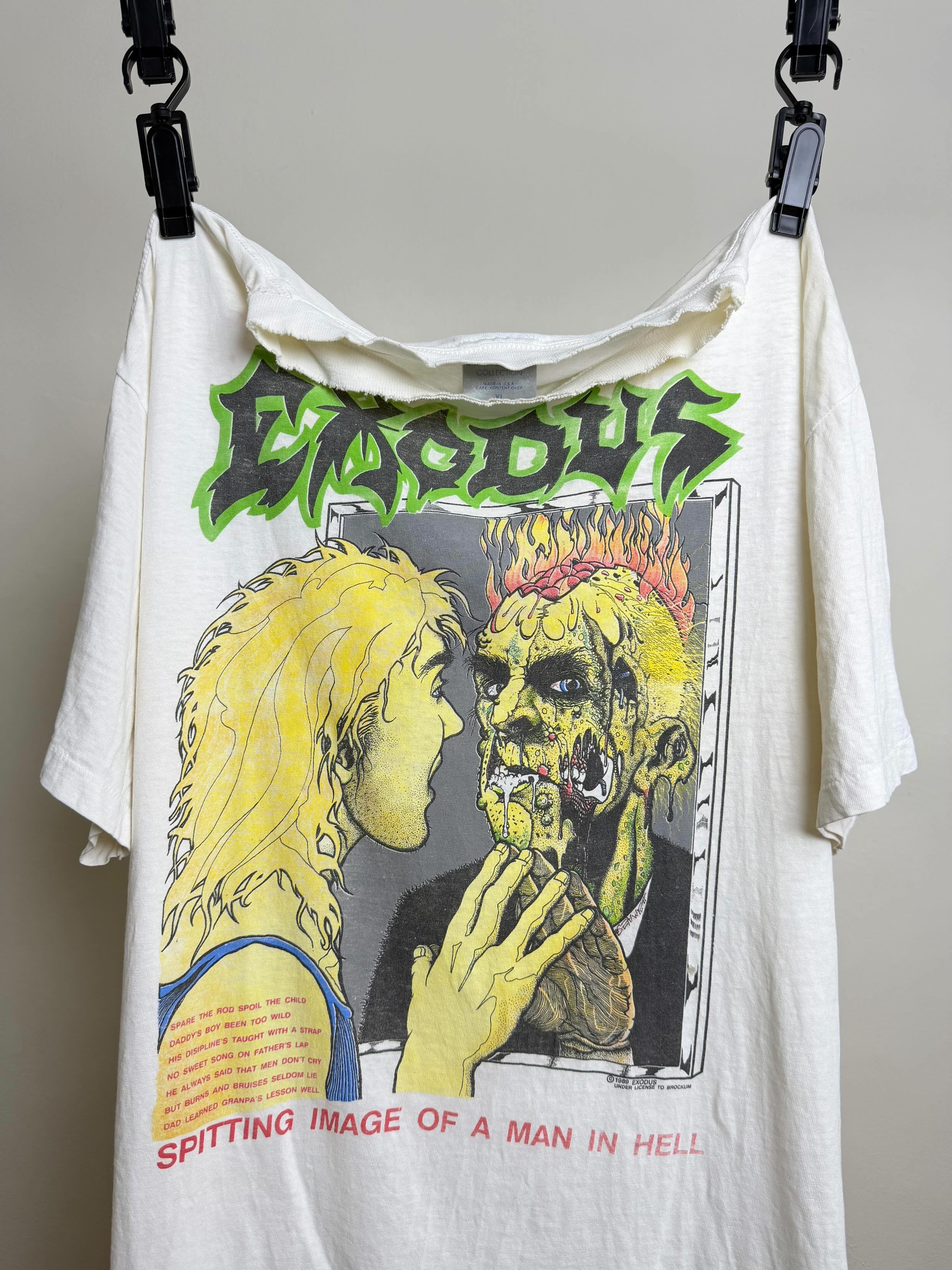 1989 Exodus 'Spitting Image of a Man in Hell'