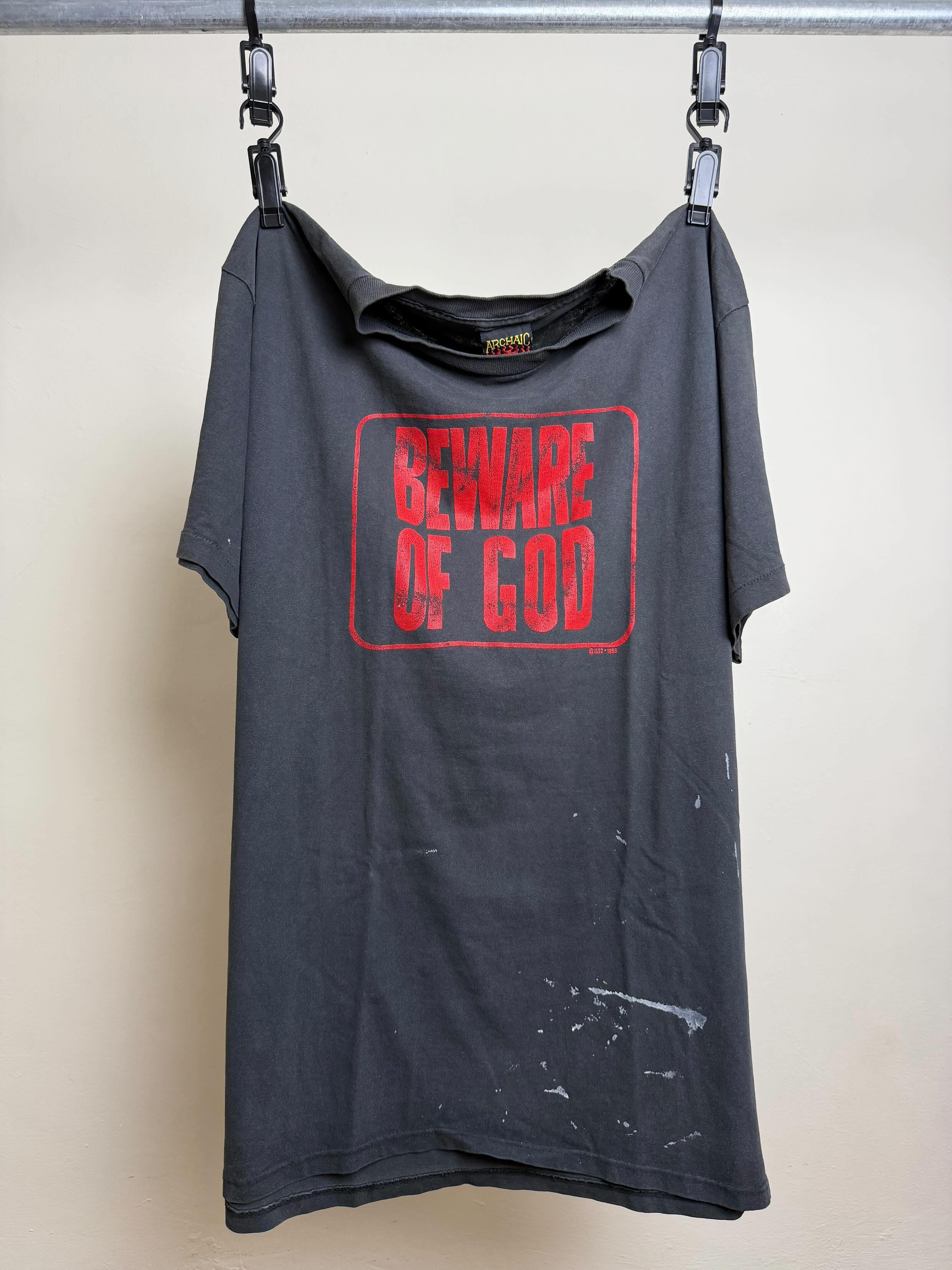 1990's Archaic Smile 'Beware Of God'