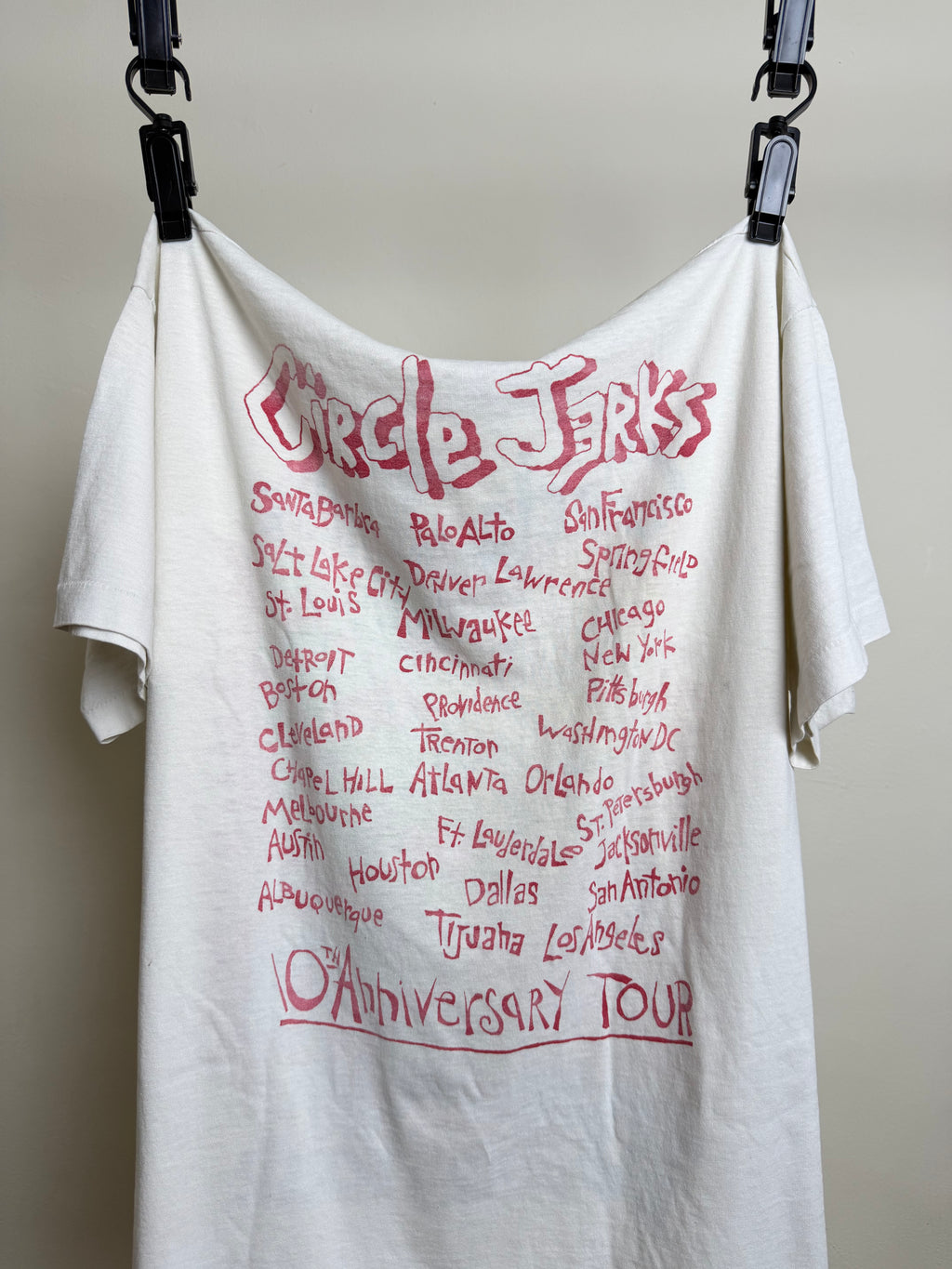 1989 Circle Jerks "10th Year Anniversary"
