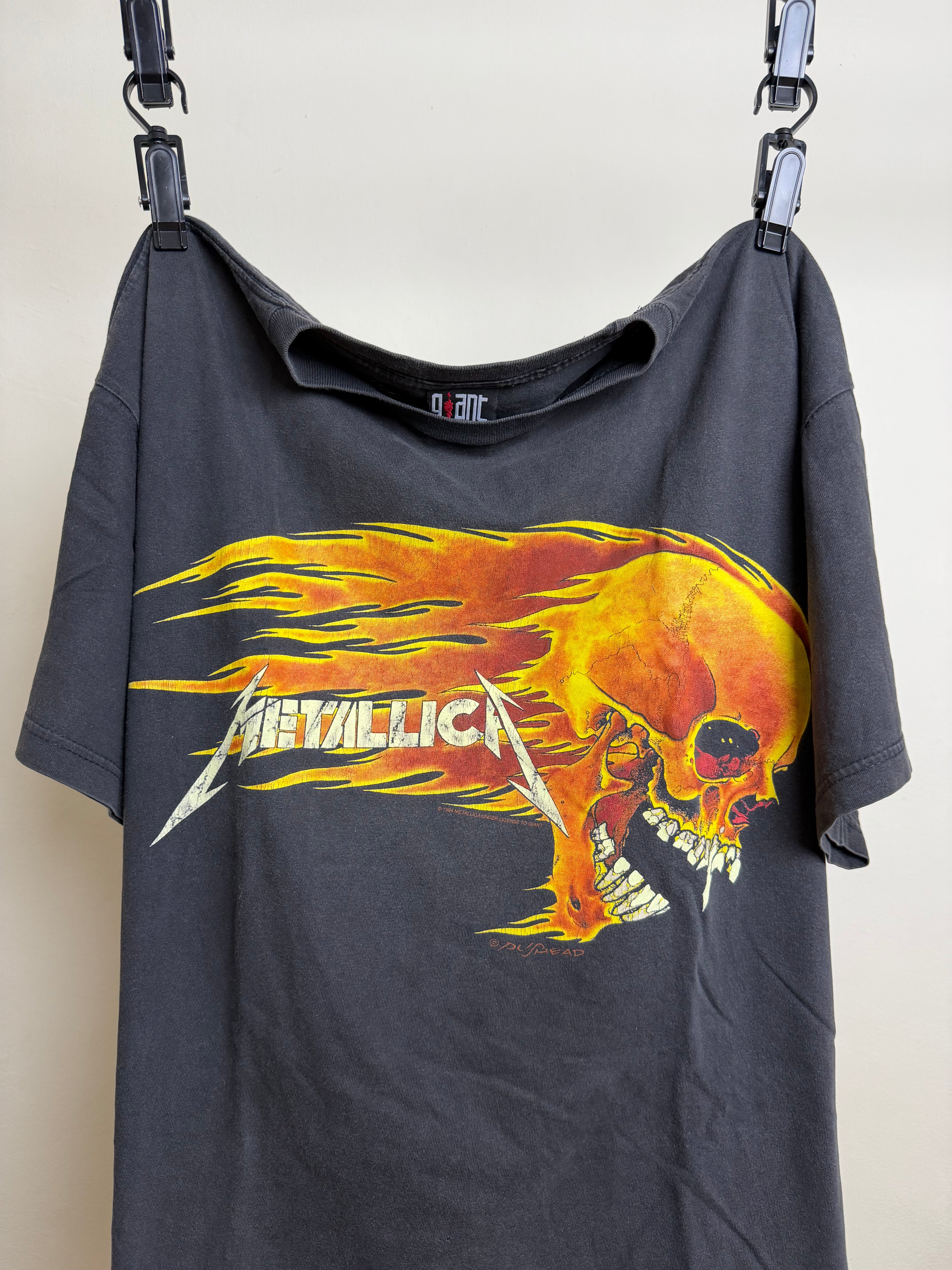 1994 Metallica "Flaming Skull" Pushead