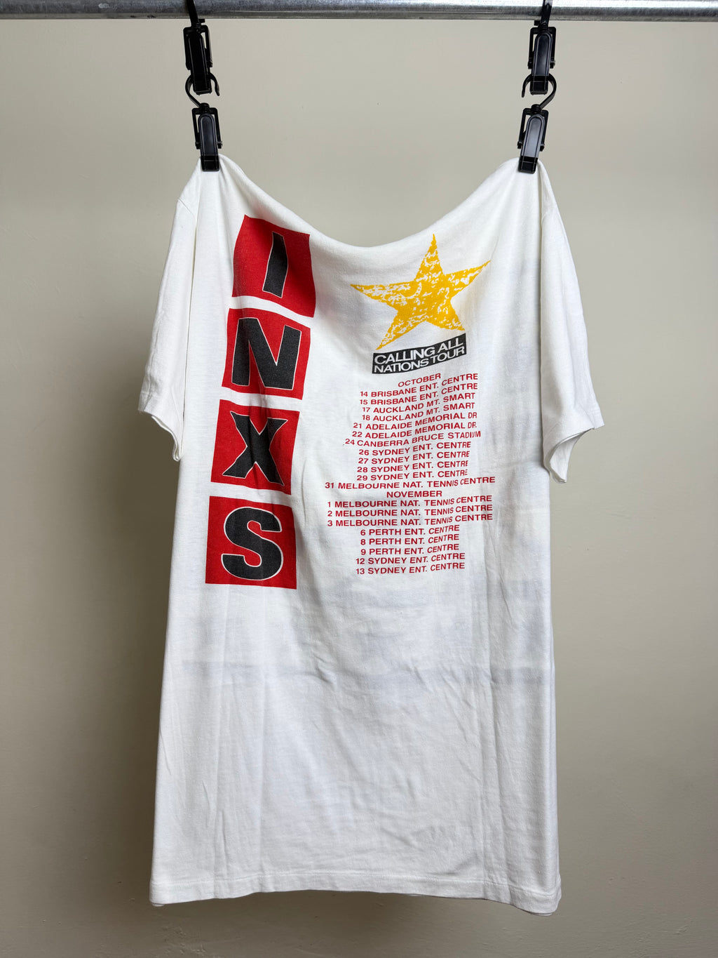 1988 INXS "Calling All Nation" Tour