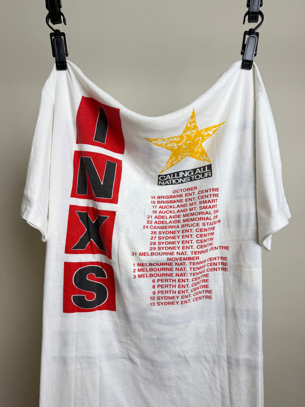 1988 INXS "Calling All Nation" Tour