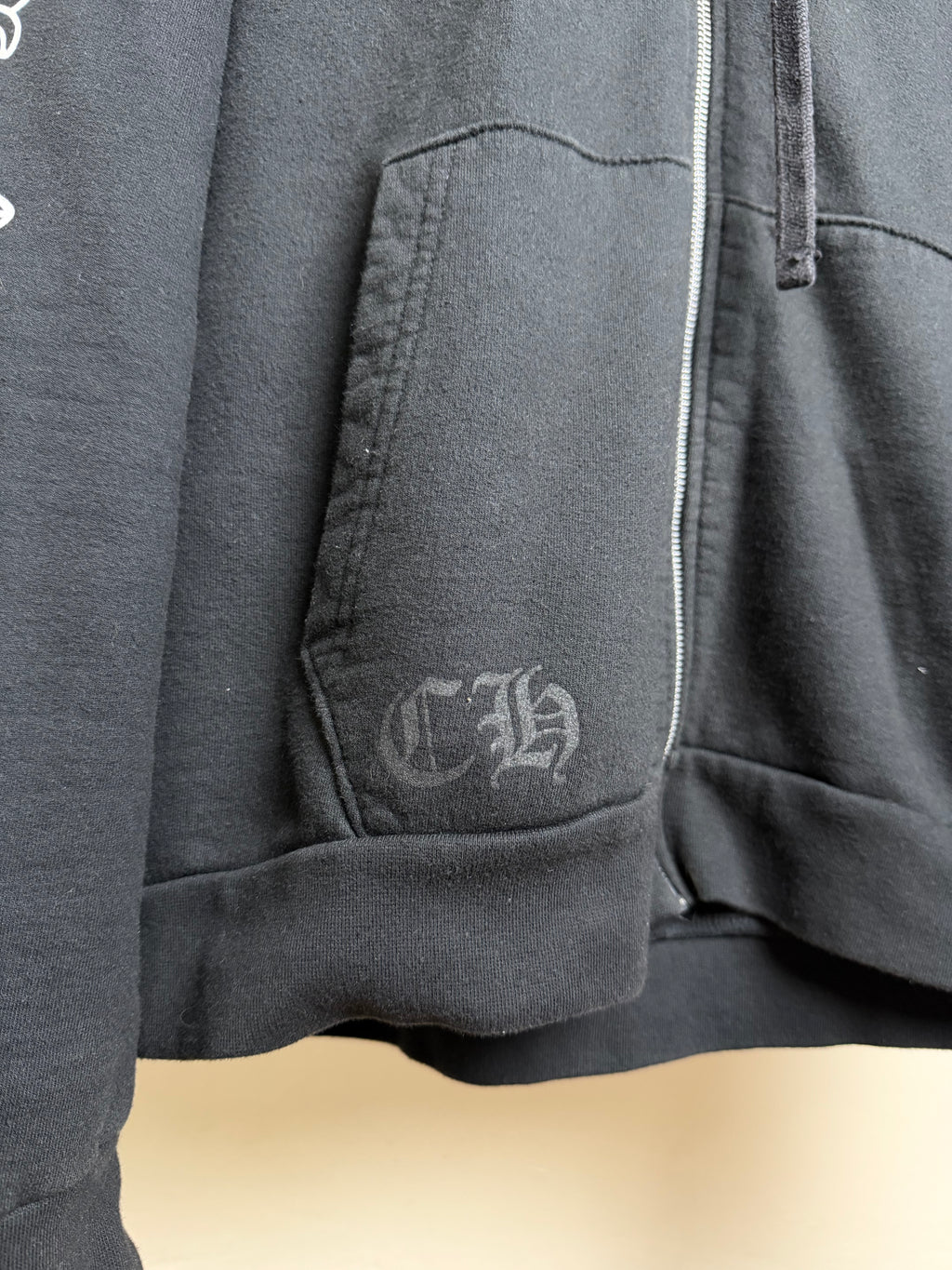 Chrome Hearts Horse Shoe Logo Floral Hoodie