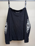 Chrome Hearts Collar Logo Floral Long-sleeves