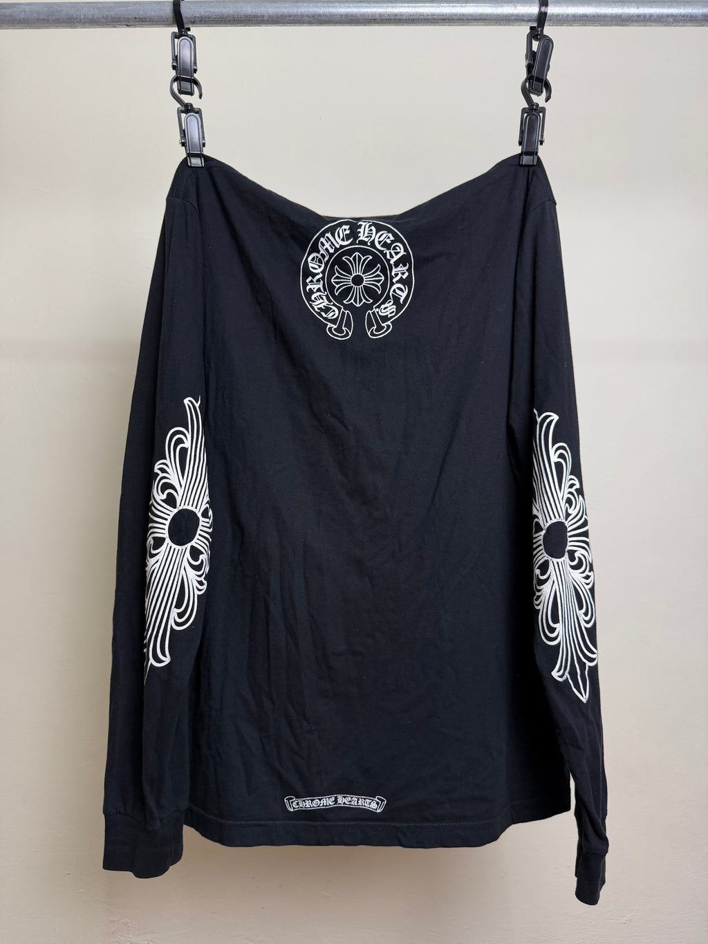 Chrome Hearts Collar Logo Floral Long-sleeves