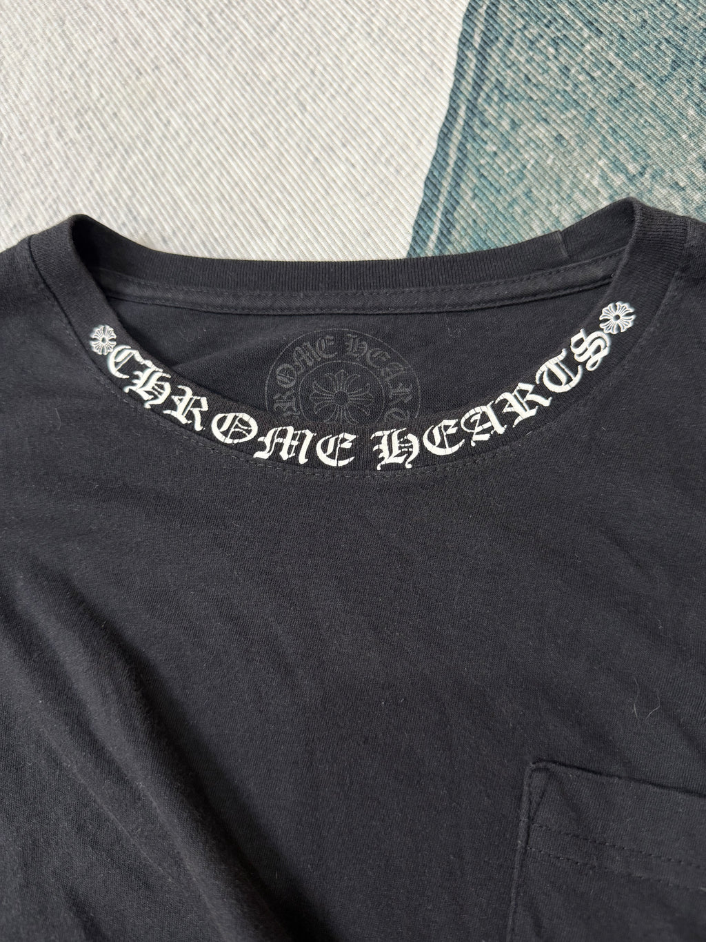 Chrome Hearts Collar Logo Floral Long-sleeves